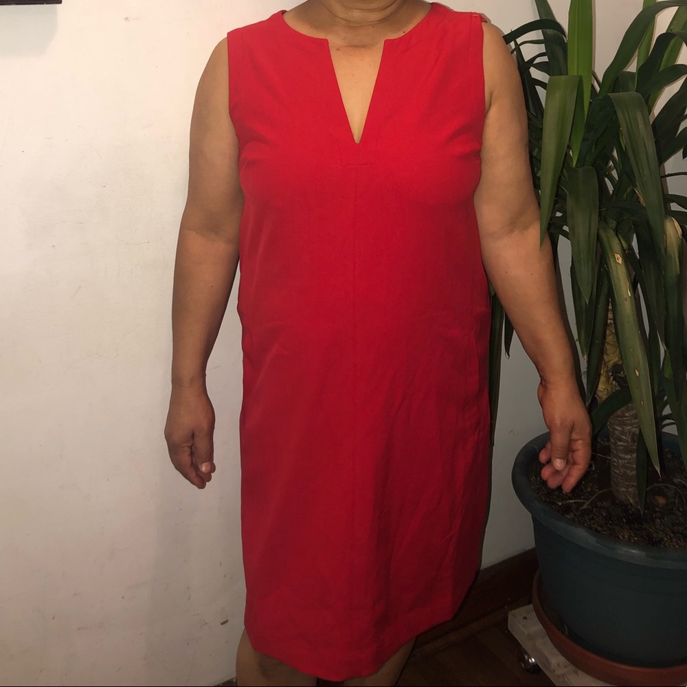 GAP RED SUMMER COTTON BREATHABLE DRESS